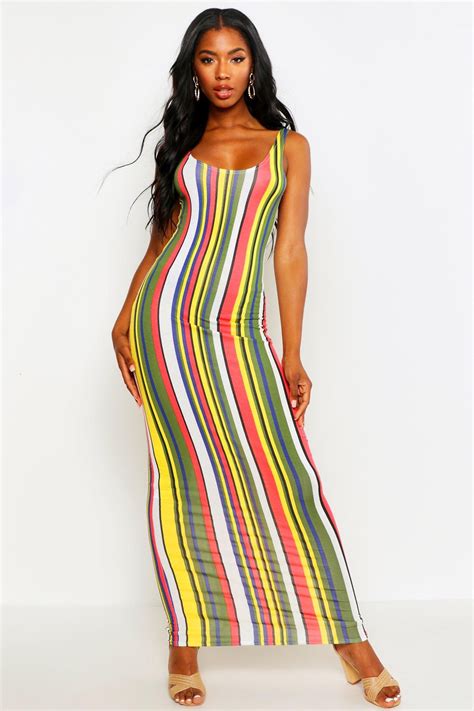 spot pop fashion striped maxi dresses maxi dress striped maxi