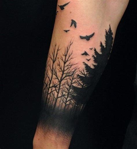 45 Inspirational Forest Tattoo Ideas Art And Design Forest Tattoos