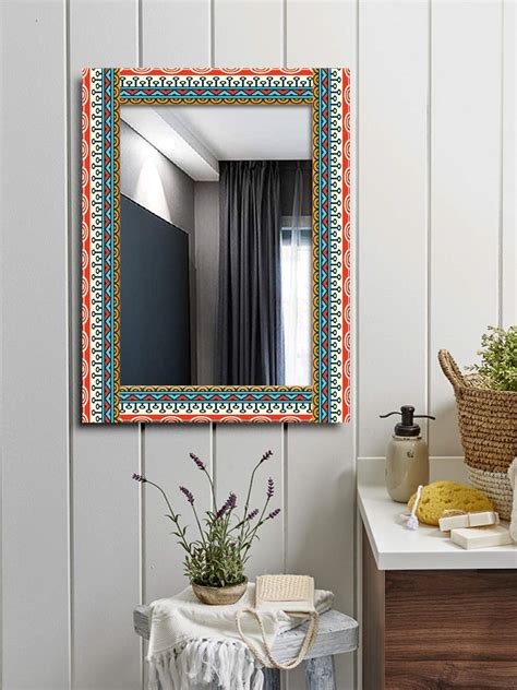 Buy 999store Printed Design Mirror For Wall Bath Mirror Decorative