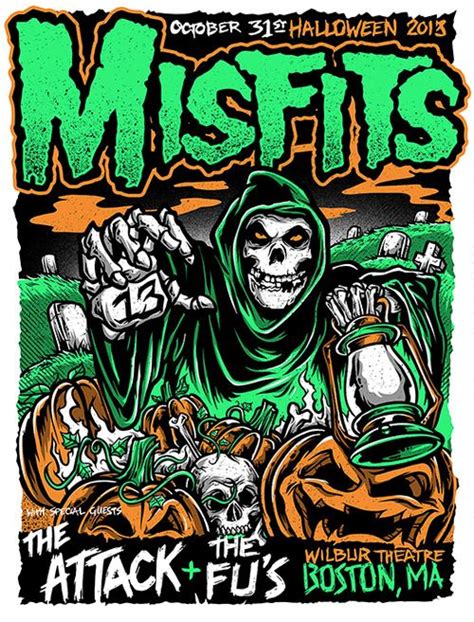 Misfits Punk Poster Rock Poster Art Band Posters