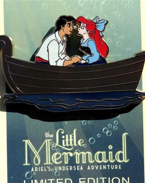 disney little mermaid eric and ariel undersea adventure boat kiss the girl le pin 97 99 picclick