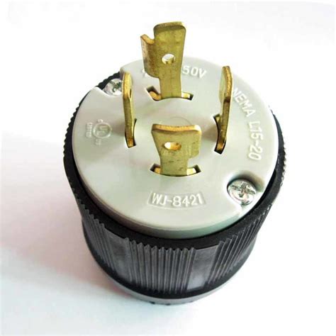 China Nema L15 20 Locking Plug Wj 8421 China Locking Plug Nema L6