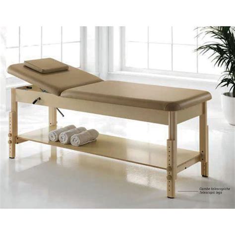 Fixed Massage Table Xn069 Bonvini Wooden Commercial