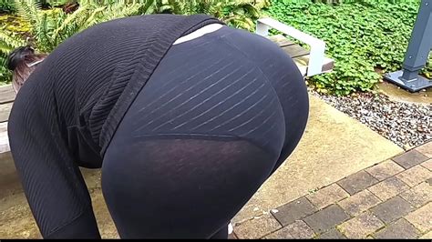 Fat Butt Vpl Outdoors Public