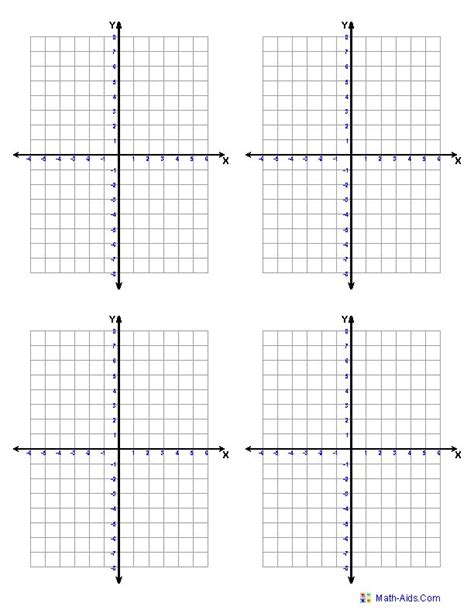 Graph Paper Printable Math Graph Paper Coordinate