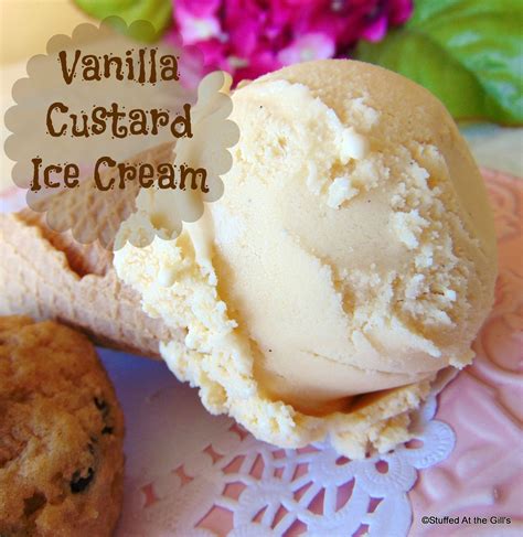 Homemade Vanilla Custard Ice Cream