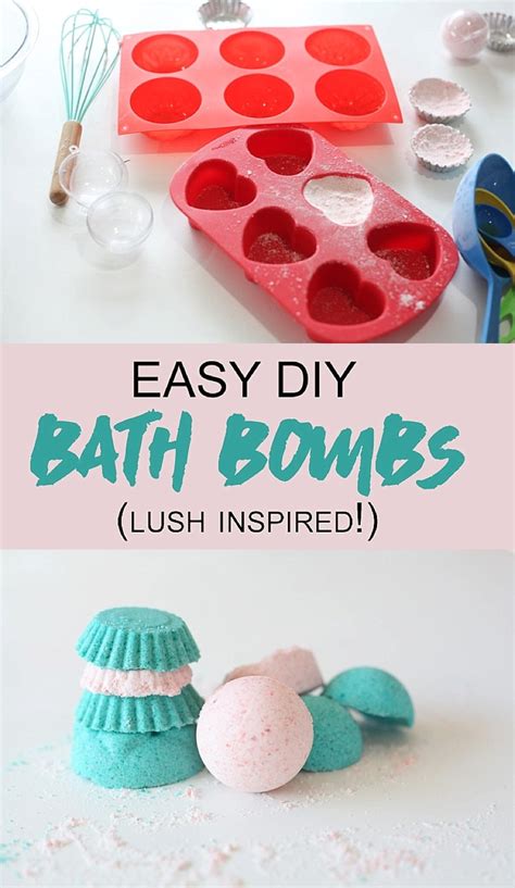 How To Make Easy Diy Bath Bombs Lush Inspired Bath Bomb Recipe