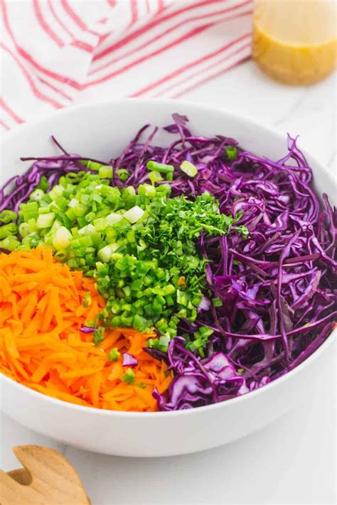 Healthy Red Cabbage Slaw Recipe Little Sunny Kitchen