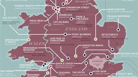 The Great British Television Map Ein Amerikaner Hatte Da Mal Eine