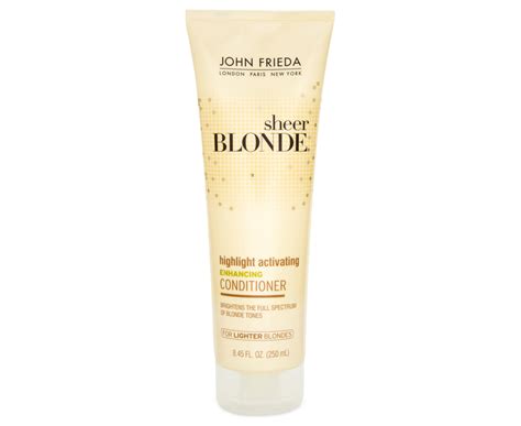 John Frieda Sheer Blond Highlight Activating Shampoo And Conditioner For Lighter Blondes 250ml