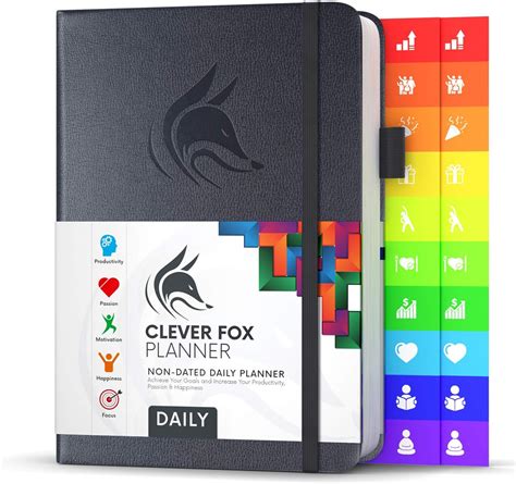 Clever Fox Planner Daily Best Agenda Daily Calendar To Boost