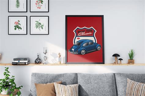 Vector American Muscle Car & Classic Car Illustrations