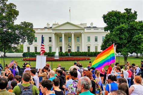 White House Pride Rainbow Lgbtq Flag Metro Weekly