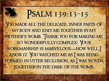 Image result for psalm 139:13