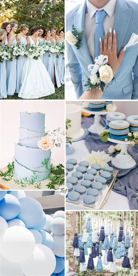 Powder Blue Wedding Theme Dresses Images 2022
