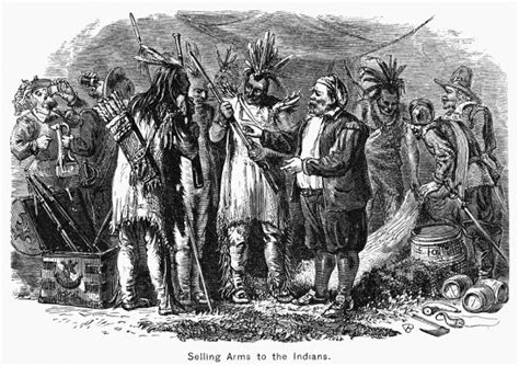 Posterazzi Dutch Trading With Native Americans Ndutch Colonists