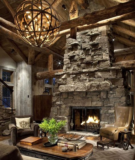 Pin By Connie Sue On Fireplaces Rustic Living Room Design Rustic
