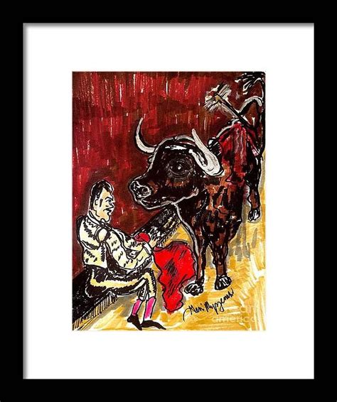 alvaro munera colombian bullfighter framed print by geraldine myszenski framed prints print art