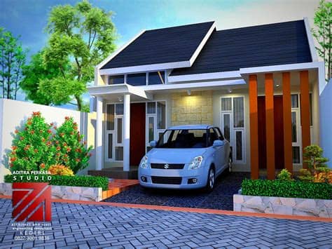 Jasa arsitek desain rumah modern tropis bapak indra di jakarta selatan oleh emporio architect goo.gl/hx1r9g ukuran. Arsitek Blitar: Rumah Pada Tanah Kavling Uk.8x15 m