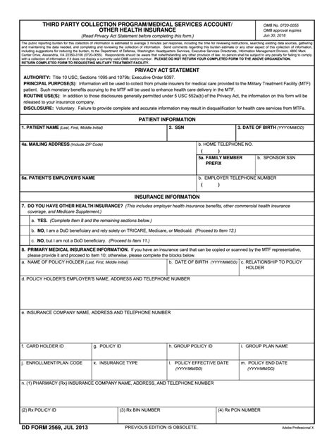 Dd Form 2569 Fill Out And Sign Online Dochub