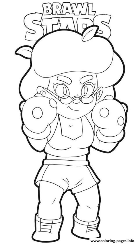 I hope you like it and share and comment. Rosa Brawl Stars Coloring Pages Printable