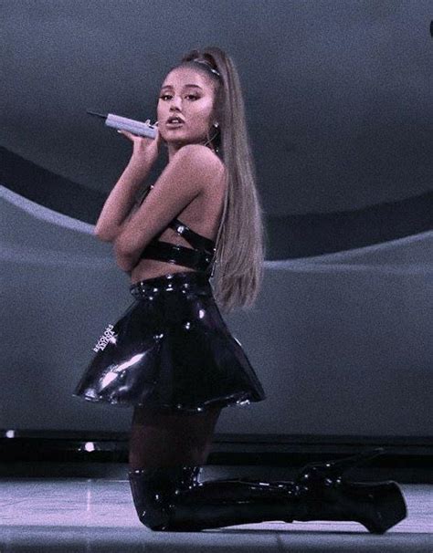 Ariana Grande On Her Knees Getting Ready To Peg Me Doggystyle In Front