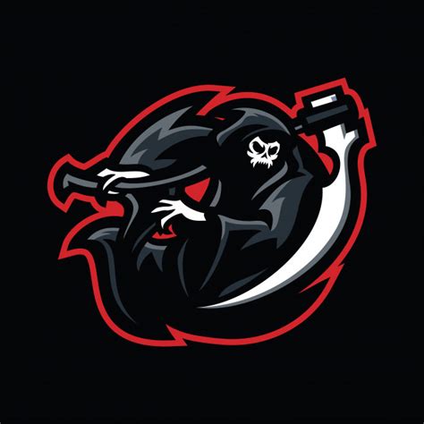 Premium Vector Grim Reaper Esport Gaming Mascot Logo Template