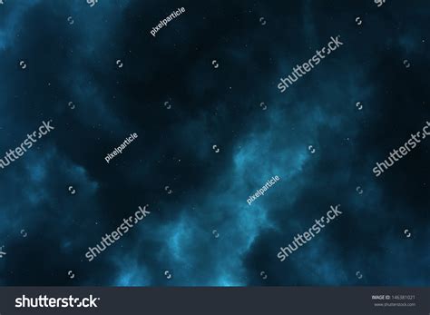 Night Sky Universe Filled Stars Nebula Stock Illustration