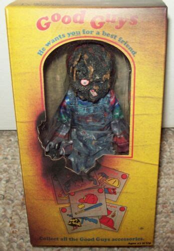 Neca Charred Chucky Retro Figure Scream Factory Exclusive Burnt Childs
