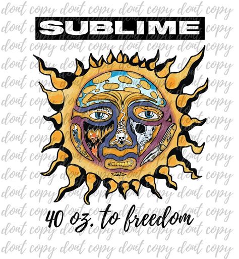 Sublime Png Sublime Sun Png The Story Of Sublimes Png Retro Etsy