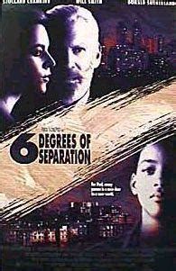 Six degrees of separation is the idea that all people on average are six, or fewer, social connections away from each other. Seis grados de separación (1993) - FilmAffinity