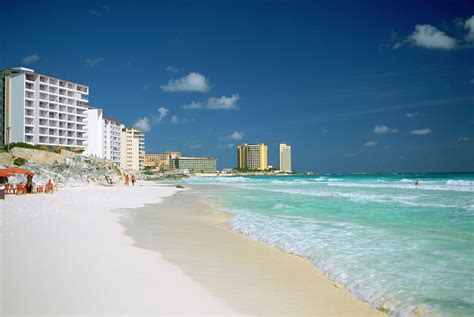 Cancun is located just north of mexico's caribbean coast resort band known as the riviera maya. Traveling to Cancun, Mexico