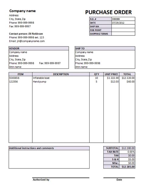 How to say order in malay. Editable Excel Purchase Order Template