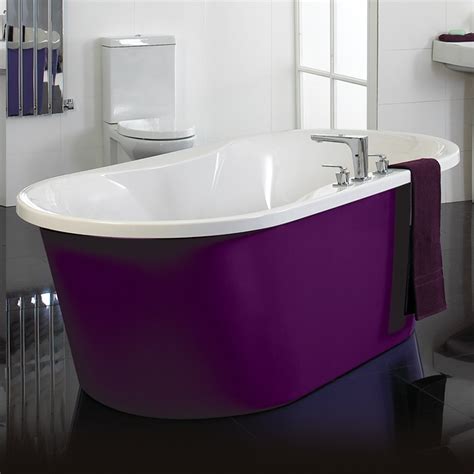 Venice Purple Freestanding Bath Purple Bathrooms Purple Decor