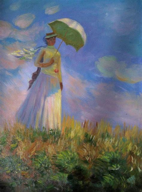 Woman with red umbrella in snow | umbrella art, umbrella. Monet Painting, Impressionist Paintings | Free & Premium ...