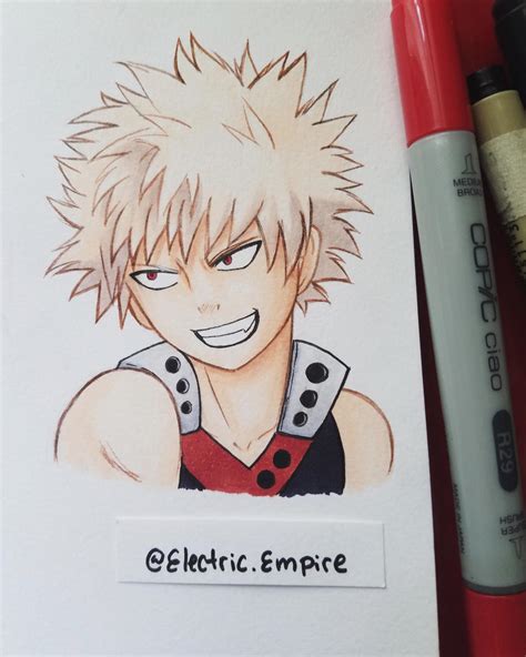 Katsuki Bakugou Speedpaint By Electric Empire On Deviantart