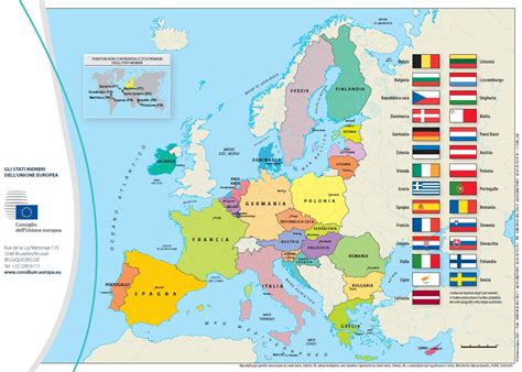 Cartina Stati Membri Unione Europea Cartina Geografica Mondo