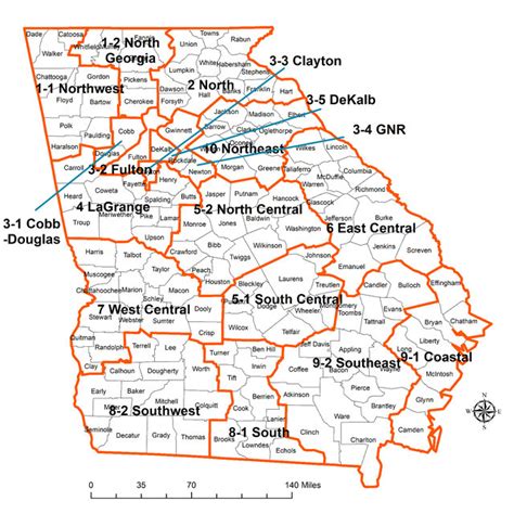 Public Health Districts In Georgia Usa 2019 Public Health Districts