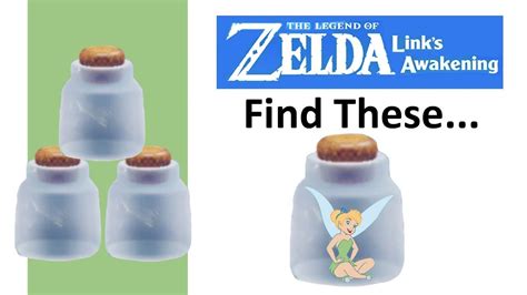 Legend Of Zelda Links Awakening 3 Fairy Bottle Locations Youtube