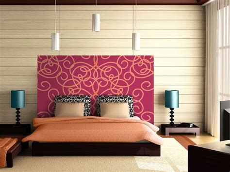 Custom Wallpapered Headboard Master Bedroom Remodel Wallpaper