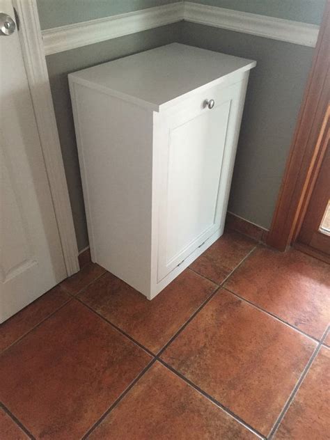 Keep in mind that, unlike laminate, wood cabinet doors require routine maintenance to preserve their upscale look. Custom made to order pull out garbage can holder Cabinet ...