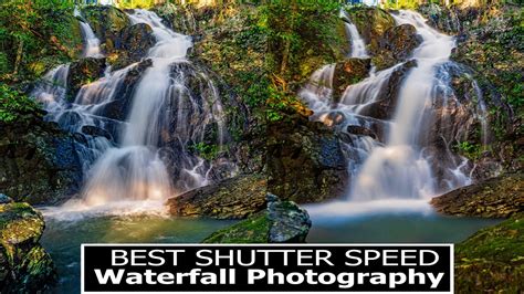 Best Shutter Speed For Waterfall Photography Youtube