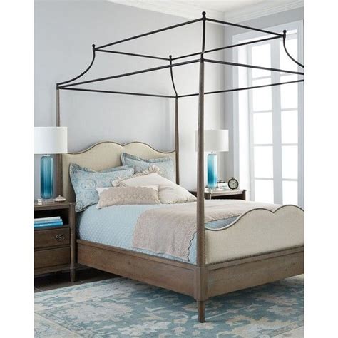 So, i own a tanning canopy. Bernhardt Adelaide Queen Poster Bed (3 025 AUD) liked on ...