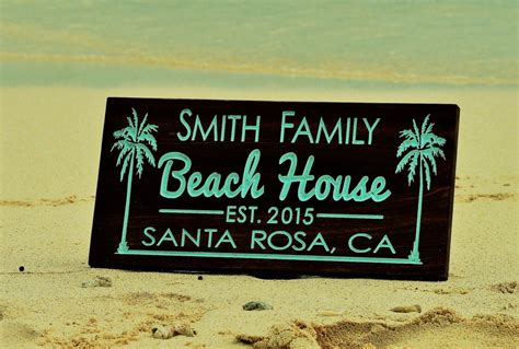 Outdoor Beach Signs Beach House Decor Nautical Decor