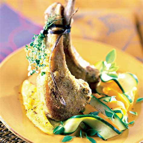 Recette côtelettes d agneau à la parmesane
