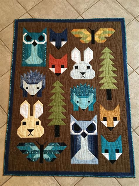 Forest Animal Quilt Patterns - Quilt Pattern