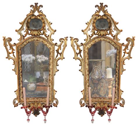 A Pair Of 18th Century Venetian Mirrors C Mariani Antiques