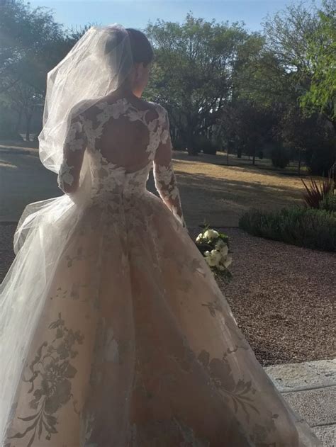 Monique Lhuillier Maeve Lace Dress Used Wedding Dress Save 48 Stillwhite