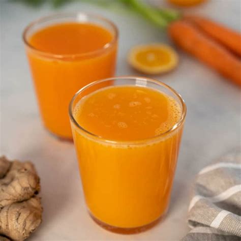 Orange Carrot Juice Juice Detox Drink