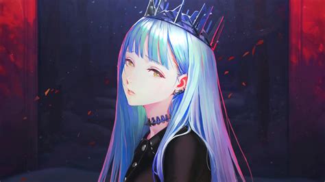 Anime Girl Crown Live Wallpaper Moewalls